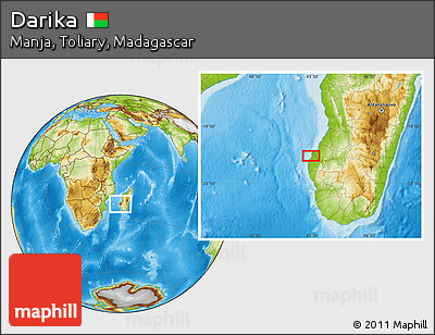 Physical Location Map of Darika