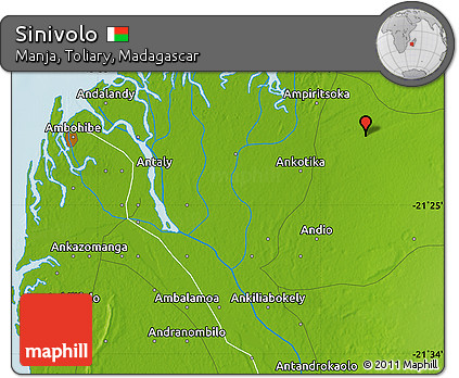 Physical Map of Sinivolo