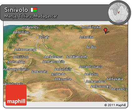 Satellite Panoramic Map of Sinivolo