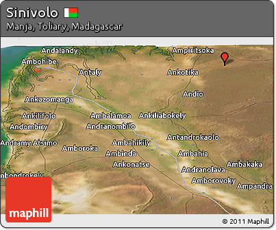 Satellite Panoramic Map of Sinivolo