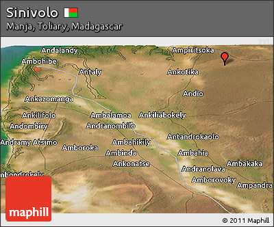 Satellite Panoramic Map of Sinivolo