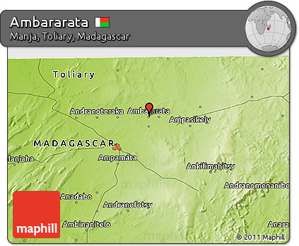 Physical 3D Map of Ambararata