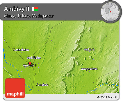 Physical 3D Map of Ambivy II