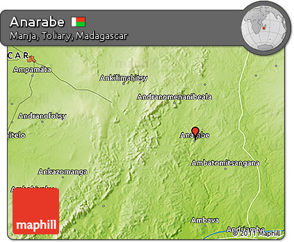Physical 3D Map of Anarabe
