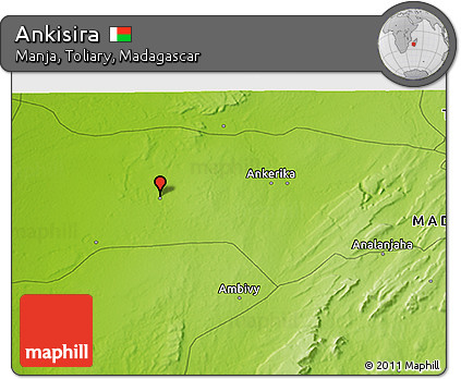 Physical 3D Map of Ankisira