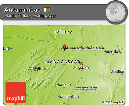 Physical 3D Map of Antanambao