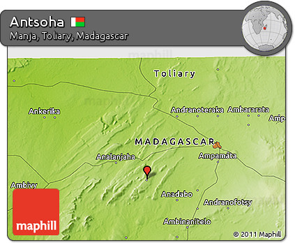 Physical 3D Map of Antsoha