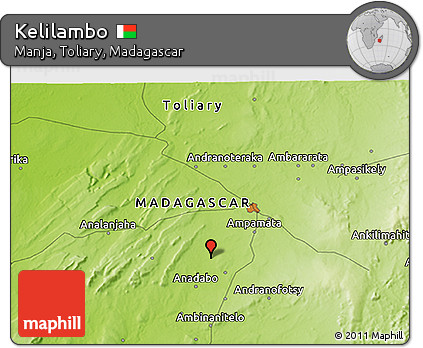 Physical 3D Map of Kelilambo