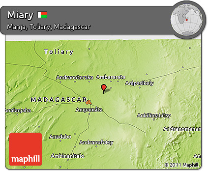 Physical 3D Map of Miary