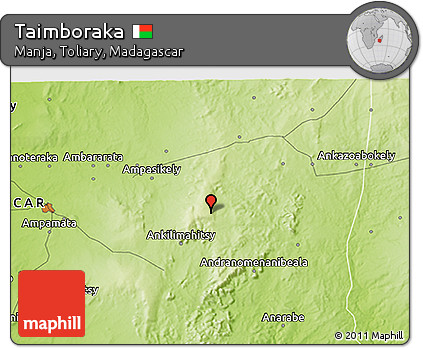Physical 3D Map of Taimboraka