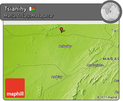 Physical 3D Map of Tsianihy