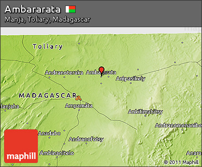 Physical 3D Map of Ambararata