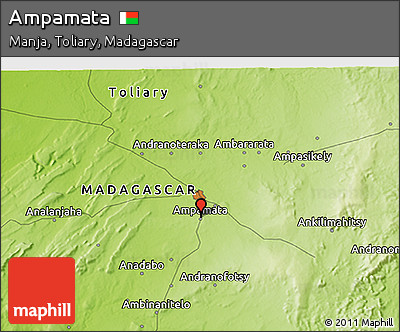 Physical 3D Map of Ampamata