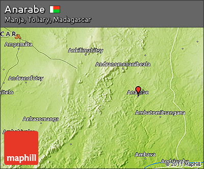 Physical 3D Map of Anarabe