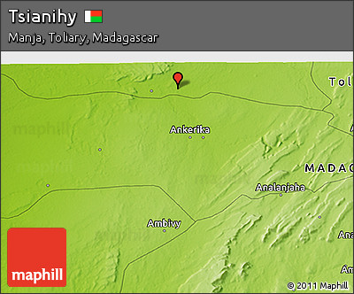 Physical 3D Map of Tsianihy