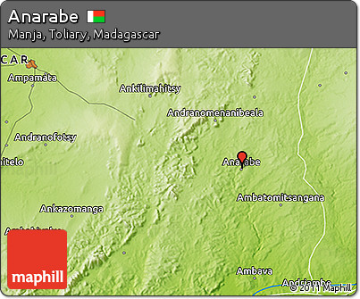 Physical 3D Map of Anarabe