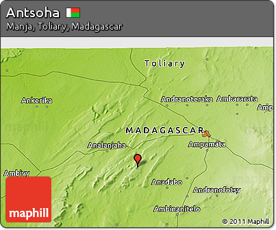 Physical 3D Map of Antsoha