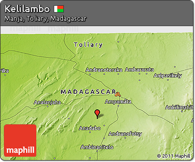 Physical 3D Map of Kelilambo