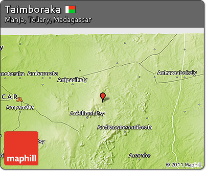 Physical 3D Map of Taimboraka