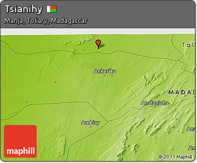 Physical 3D Map of Tsianihy