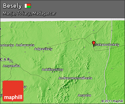 Political 3D Map of Besely