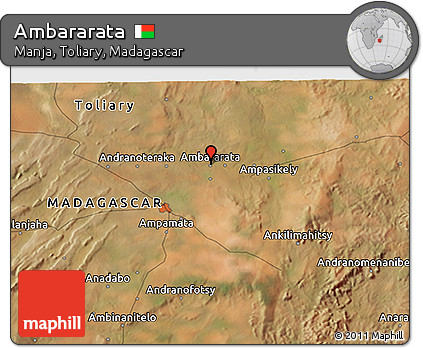 Satellite 3D Map of Ambararata