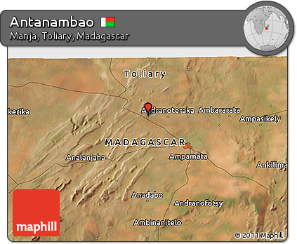 Satellite 3D Map of Antanambao
