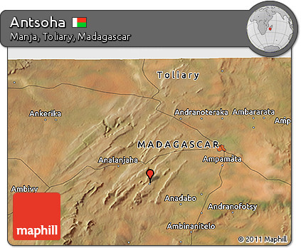 Satellite 3D Map of Antsoha