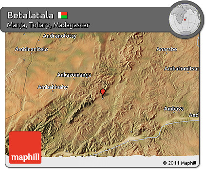 Satellite 3D Map of Betalatala