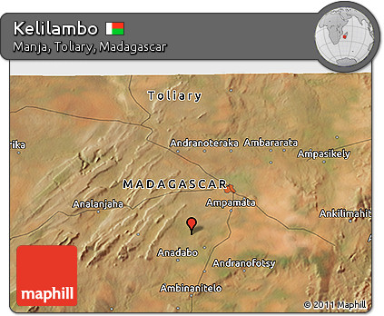 Satellite 3D Map of Kelilambo