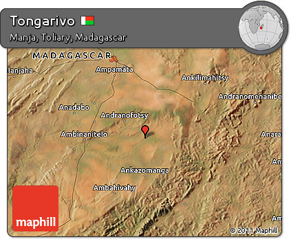 Satellite 3D Map of Tongarivo
