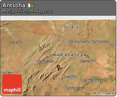 Satellite 3D Map of Antsoha