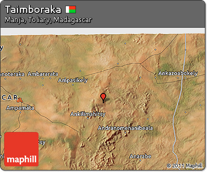 Satellite 3D Map of Taimboraka