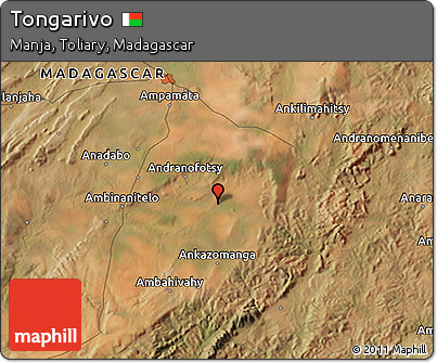 Satellite 3D Map of Tongarivo
