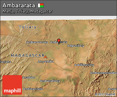 Satellite 3D Map of Ambararata