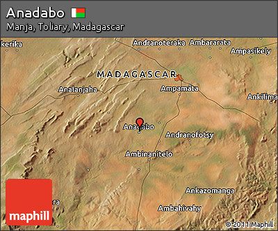 Satellite 3D Map of Anadabo