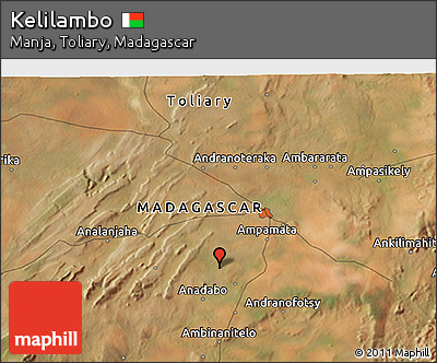 Satellite 3D Map of Kelilambo