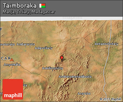 Satellite 3D Map of Taimboraka