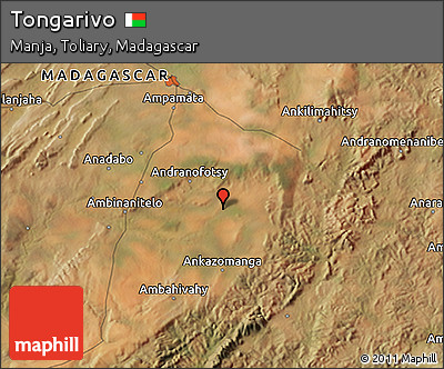 Satellite 3D Map of Tongarivo