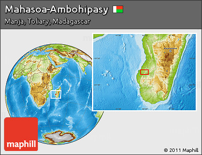 Physical Location Map of Mahasoa-Ambohipasy