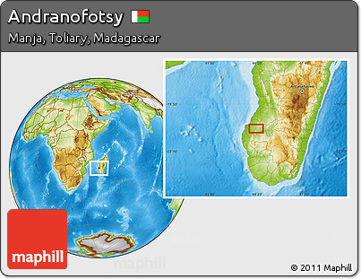 Physical Location Map of Andranofotsy