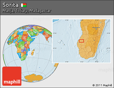 Political Location Map of Sorita