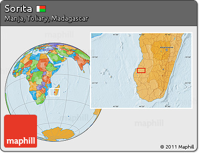 Political Location Map of Sorita