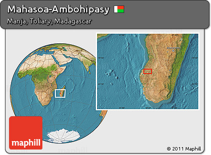 Satellite Location Map of Mahasoa-Ambohipasy