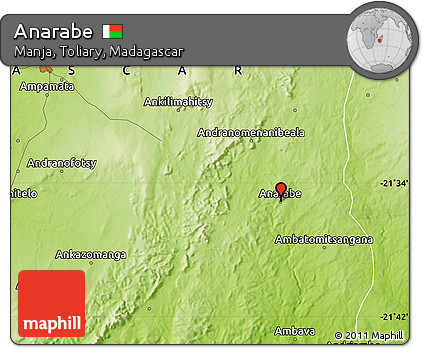 Physical Map of Anarabe