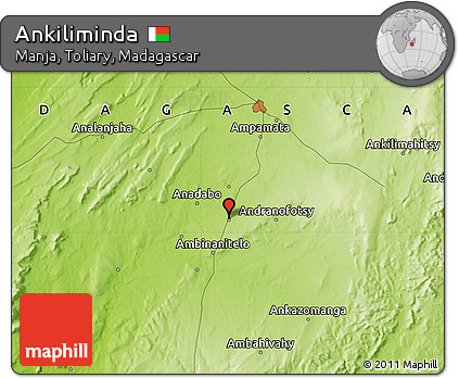 Physical Map of Ankiliminda