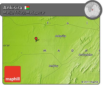 Physical Map of Ankisira