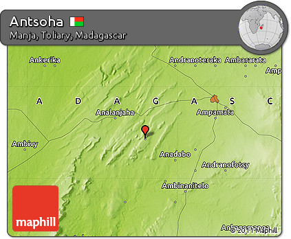 Physical Map of Antsoha