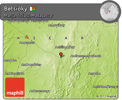 Physical Map of Betsioky