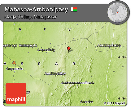 Physical Map of Mahasoa-Ambohipasy